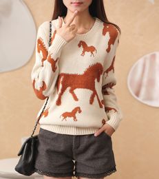 OHCLOTHING Especially, under the 2017 spring tee towel horse ladies sweater loose long sleeved sweater coat female.
