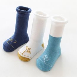 winter warm baby long socks cotton infant terry socks antiskid home room floor socks christmas kids gift stocking wholesale