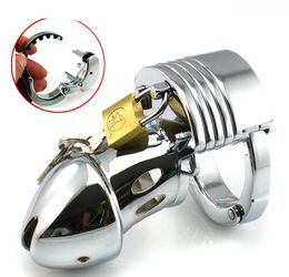 Adjustable Male Chastity Cage Stainless Steel cock Cage Penis Cage Chastity Device Bondage BDSM Fetish Sex toy JJD2357