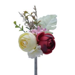 2018 new Bride wrist flower decoration gift box simulation flower