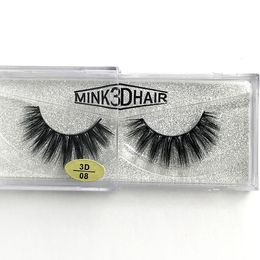 3D mink lashes thick natural long soft & vivid mink fur hair hand-made reusable fake lashes makeup 12 styles available DHL Free YL011