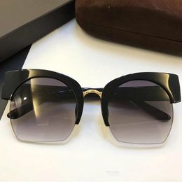 552 Sunglasses Luxury Fashion Women Brand Designer Popular Retro Style UV Protection Lens Cat Eye Frame Top Quality Free Come With Case