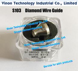 d=0.11mm Lower Wire Guide 87-3 type S103 3080998 edm Diamond Dies Guide 0.11mm for AQ,A,EPOC,AQ325,AQ327 edm machine 0206101 wire guide S103