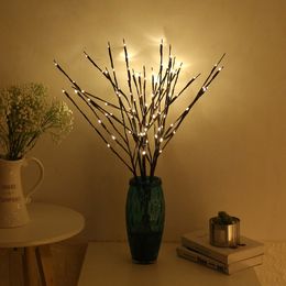 LED Strings Willow Branch Lamp Floral Lights 20 Bulbs Home Christmas Party Garden Decor Tree String Birthday Gift gifts2964181