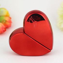 New Fashion 25ml Heart Shaped Empty Glass Perfume Bottle Screw Neck Pump Sprayer Thick Glass Bottles LX1102