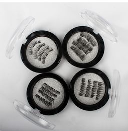 1/2/3 Magnet 3D Magnetic False Eyelashes / Glue Free Magnetic Eyelashes Handmade Reusablee Eye Lash Women Makeup Eyelash Extension Fake