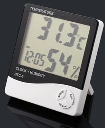 High precision indoor thermometer and electronic with alarm clock for large screen home thermometer Moisture Meters