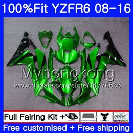 Injection For YAMAHA YZF R6 YZF-600 YZFR6 08 13 14 15 16 Green black 234HM.35 YZF 600 R 6 YZF600 YZF-R6 2008 2013 2014 2015 2016 Fairings