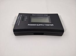 Computer PC ATX ITX IDE HDD SATA Connectors Power Supply Tester 1.8'' LCD Screen Black Plastic shell on Sale