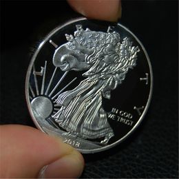 The sample Free Shipping ,2018 the statue of liberty sliver coin+1 oz Silver American Eagle Coins