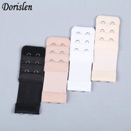 Women Bra Extenders With Elastic Strap 2 Hooks 3 Rows Strap Buckle Extension Lady Intimates 4 Colors