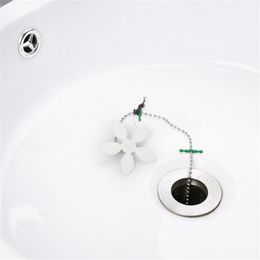 Bathroom Hair Sewer Philtre Drain Cleaners Small flower floor drain with plumbing apparatus Remove hair pipe cleaning hook