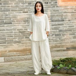 women's plus size white linen shirt