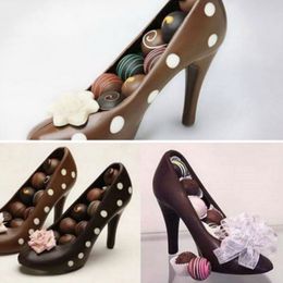 High Heel Shoes PC Chocolate Candy Mould Bundle 3D Moulding Instructions Fondant Cake Mould for DIY Home Baking Moulds