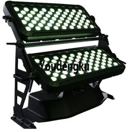 2 pieces 1200w City Color DMX Waterproof 120pcs 10W RGBW 4 in1 LED Wall Washer Light ip65 DMX led city color light