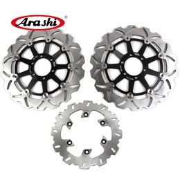 Arashi For Yamaha FZS FAZER 600 1998 - 2003 Front Rear Brake Disc Disc Rotor Kit FZS600 1999 2000 2001 2002 TDM TRX 850