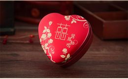 iron chinese red candy box