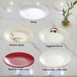 Melamine Dinnerware Dinner Plates Moonlight Plate Chinese Restaurant Melamine Dish A5 Melamine Imitation Porcelain Tableware Wholesale