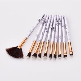 2 Styles Marble Makeup Brush Eye shadow brushes Marble Brush Multi function Makeup Brusher Eyeline Cosmetic tool BR016