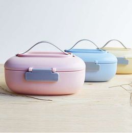 Handle Plastic Lunch Box Creative Student Lost Box Microwave Available Student Tableware Sealed Bento Box