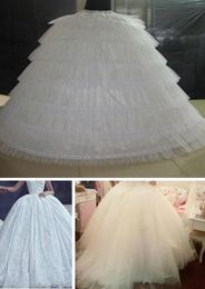 Free Shipping High Quality Petticoats for Ball Gown Wedding Dress Six laps Full For Prom gown Underskirt