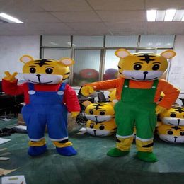 2018 High quality Tiger Mascot Costume Adult suit Character Costume mascot As fashion for Halloween free shipping Darling tiger