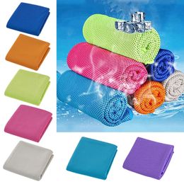 Magic Cold Towel Exercise Fitness Sweat Summer Ice Towel Outdoor Sports Ice Cool Towel Hypothermia Cooling Opp Bag Pack 90*30cm