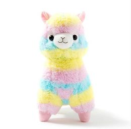 1pcs 35cm 50cm Rainbow Alpaca Plush Sheep Toy Japanese Soft Plush Alpacasso Baby Plush Stuffed Animals Alpaca Gifts