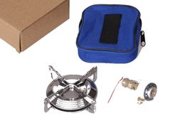 Outdoor Picnic Burners Concave convex barbecue portable stove head Disc furnace gas stove manual ignition camping AT6313