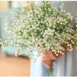 Fashion Decoration Artificial Flower Interspersion Gypsophila Decoration Flower Plastic Flower for Wedding Home Hotel Party Decorations