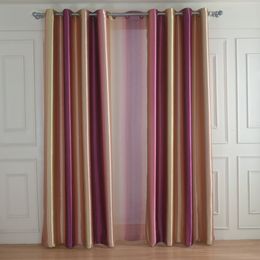 Blackout Curtain Customized European Style Colorful World Window Treatment for Living Room Drapes