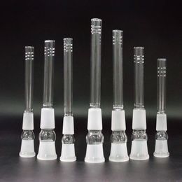 Wholesale Glass Downstem Diffuser 14mm to 18mm Male Female Hookahs Down Stem For Beaker Bongs Water Pipes