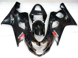 ABS fairing kit for SUZUKI GSXR600 GSXR750 2004 2005 K4 GSXR 600 750 04 05 black fairings set XX63