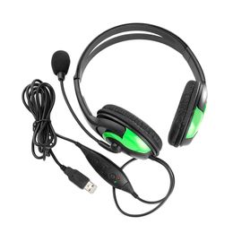 Freeshipping Hot New Wired Stereo Headset Headphone Earphone Microphone For Sony PS3 PS 3 Gaming PC Chat with microphone