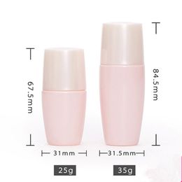 25g 35g pink Plastic Makeup Water Bottle, Empty Toner Container, Refillable Lotion Bottle fast shipping F1346