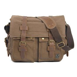 mens canvas shoulder bags uk