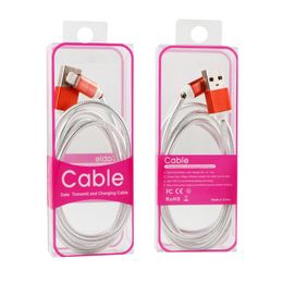 300pcs Wholesale USB Cable Packaging Transparent PVC Plastic Package for USB Data Line for 1m 1.5m Cable with hang hold free shipping