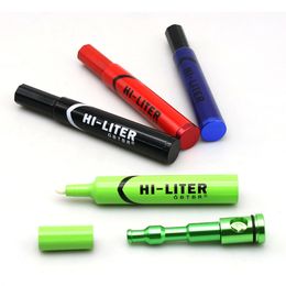 Newest Colourful Metal Mini Smoking Pipe Aluminium Alloy Removable Hide Innovative Design Pen Shape High Quality Portable Multiple Colours