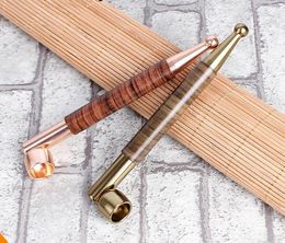 Creative New Mini - Copper Dry Tobacco Rod Metal Pull Rod Filtering Detachable Washing Pipe