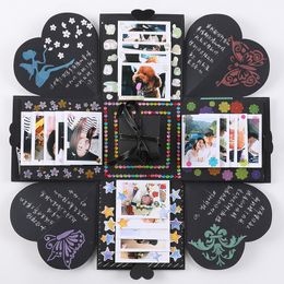 1Pcs/lot Explosion Box Scrapbooking DIY Photo for Valentine's Day Wedding Box Birthday Party Suprise Festival Gifts