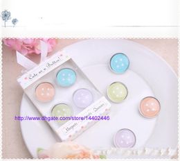 200sets Cute as a Button Magnets Baby Shower Christening Baptism Favour Bomboniere wedding party gift Free Shipping