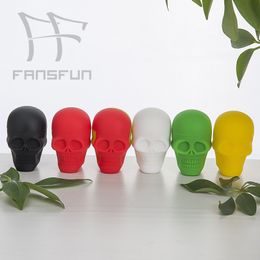 Capacity Of 15ML Skull Food Silicon Container Smoke Silicone Box Portable Jars Wax Mixed Colours