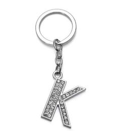 MayLove LetterA 26 Alphabet Simple Style Minimalist Keychain Keyring