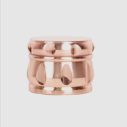 Four tier drum type lapping machine new rose gold 63mm metal cigarette lighter manual zinc alloy smoke