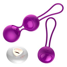 FOX Smart Remote Control Vibrators Kegel Exercise Vaginal Balls Vibrating Egg 20 Metre Control Distance Adult Sex Toys for Women