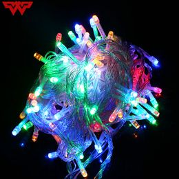 Led String Light 10m 100led 110v Us 220v Eu Colorful Holiday Led Lighting Waterproof Outdoor Decoration Light Christmas Light Led String Light 10m 100led 110v Us 220v Eu Colorful Holiday Led Lighting Waterproof Outdoor Decoration Light Christmas Light