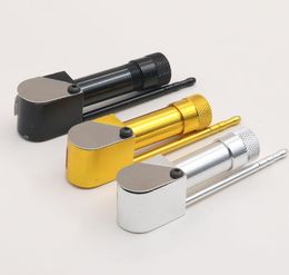 New mini metal pipe Aluminium alloy smoke stick removable portable