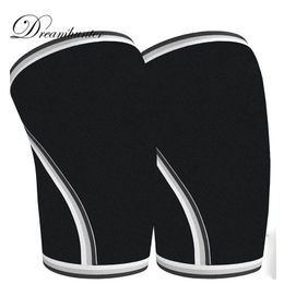1 pc Rubber sports knee pads Diving Material Weight rodilleras Protective Guard Gear 7mm Thicker Compression Outdoor Sports 2018