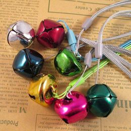 100 PCS 24 mm high quality iron material lovely cross Open multi-color bells.Children dance the bell bell/pet free shipping