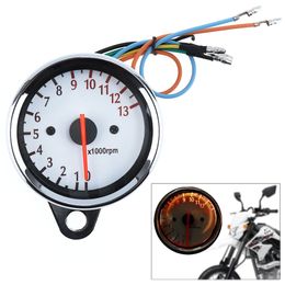 Indicatore di velocità del contagiri del motociclo 13000 RPM 12V per uso generale 5 Indicatore di velocità del filo metallico MOT_107